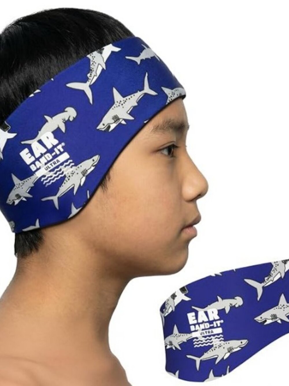 Earvolution Ear Band-It Ultra Swimming Headband for Kids Medium